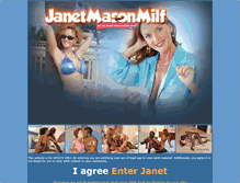 Tablet Screenshot of janetmasonmilf.com